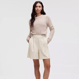 Daydrift Pleated High-Rise Short 7"